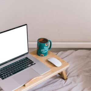 Adjustable Bamboo Laptop Desk Tray